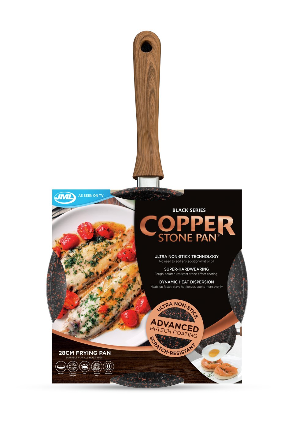 JML 28cm Non Stick Copper Stone Frying Pan Review