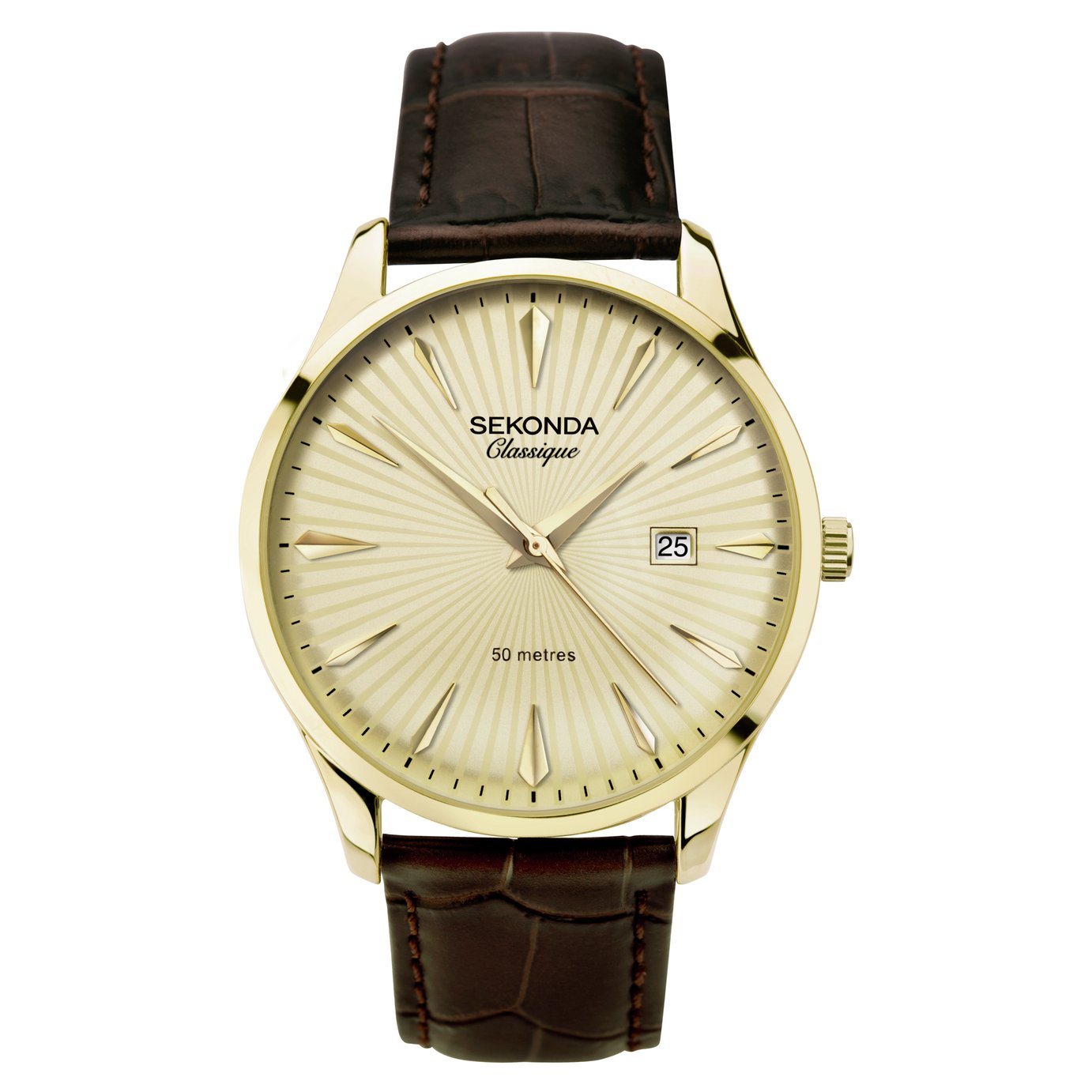 Sekonda Men's Brown Leather Strap Watch Review