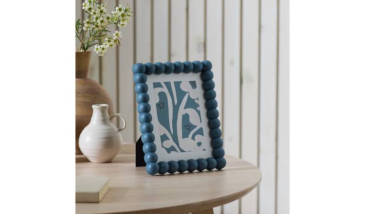 Habitat Bobble Picture Frame - Blue - 5x7"