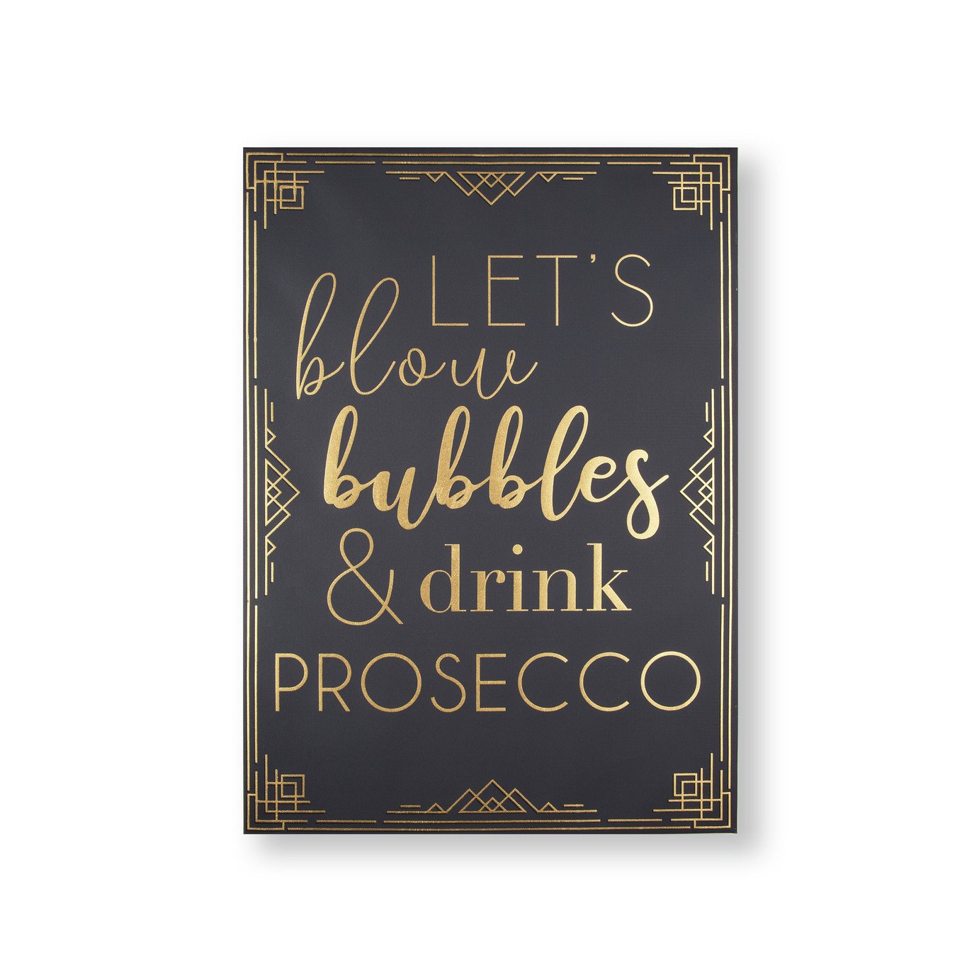 Art for the Home Prosecco Time Printed Canvas