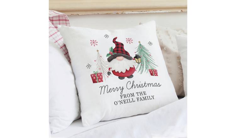 Personalised Message Christmas Gonk Cusion