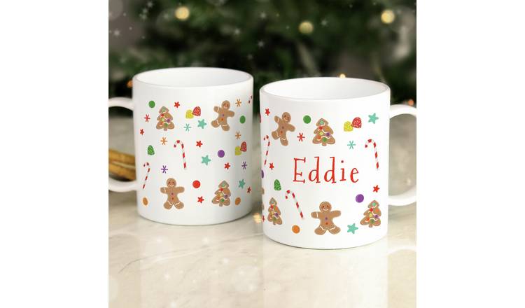 Personalised Message Gingerbread Mug