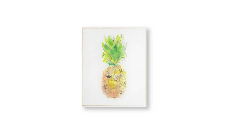 Art for the Home Pineapple Printed Canvas Wall Art - 40x50cm