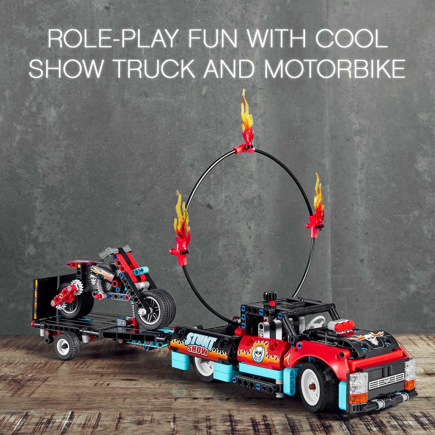 LEGO Technic Stunt Show Truck & Bike Toys Set Review