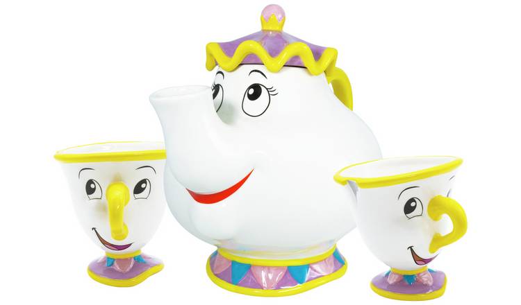 Disney Beauty And Beast Mrs Potts And Chip Teapot