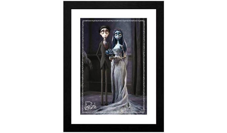 Corpse Bride Emily And Victor Framed Print - 44x34cm