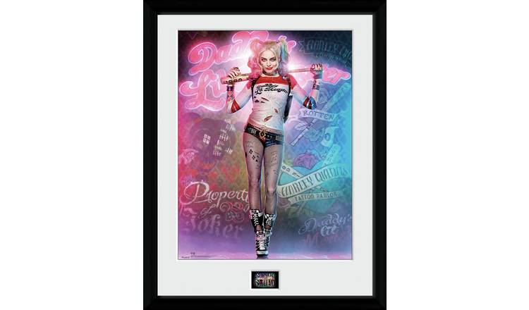 DC Comics Harley Quinn Framed Print - 45x34cm