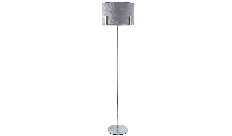 Buy Argos Home Boutique Snake Effect Floor Lamp Grey Floor