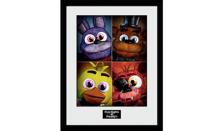 Five Nights At Freddys Quad Framed Print - 45x34cm