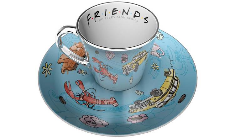 Friends Pattern Collector Plate And Mug Set