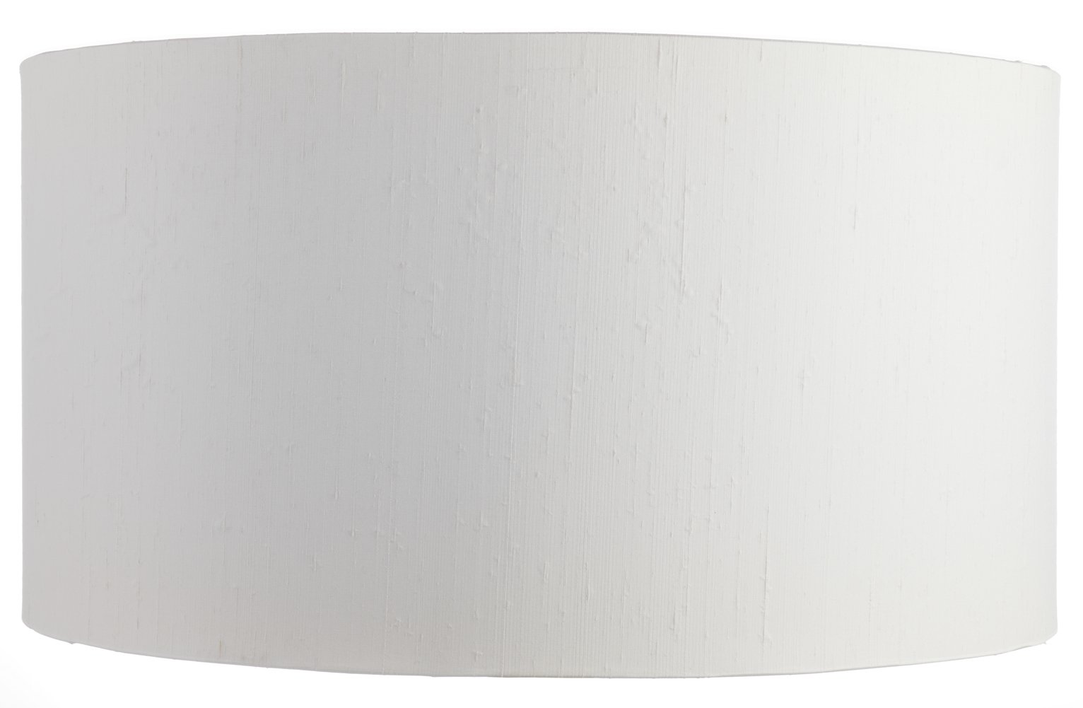 Habitat 49cm Drum Silk Shade - White