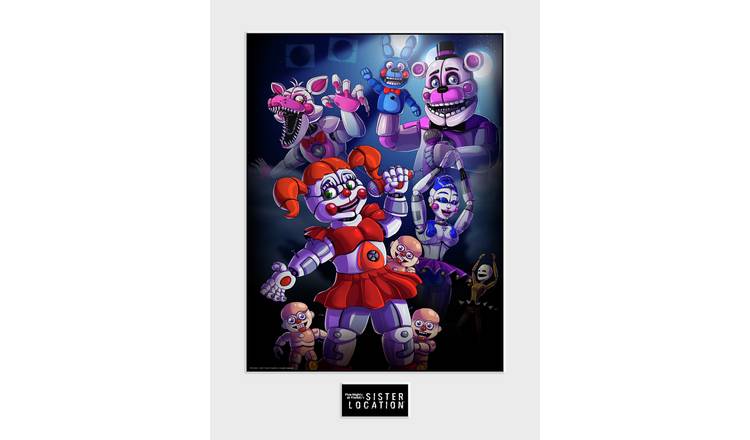 Five Nights At Freddys Sister Framed Print - 45x34cm