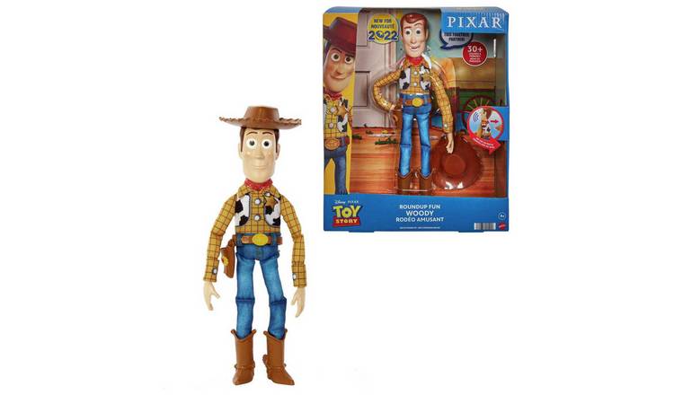 Buy Toy Story Roundup Fun Woody Talking Doll Figure Playsets