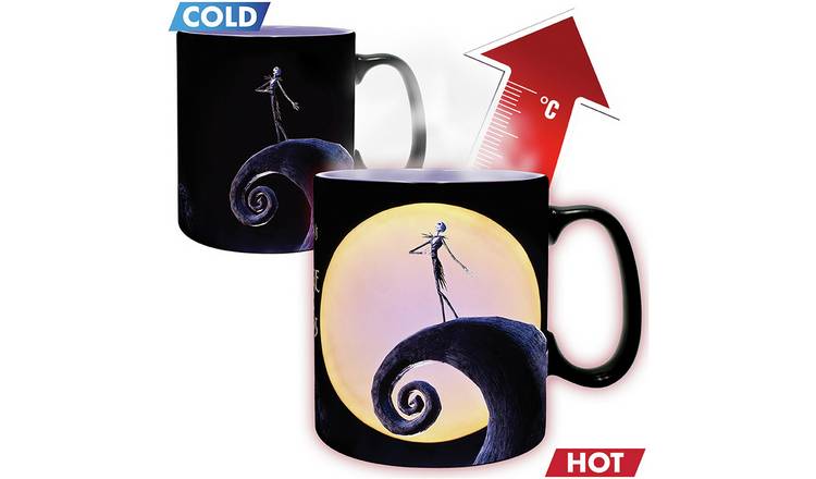 Nightmare Before Christmas Jack And Moon Heat Change Mug