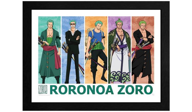 One Piece Hunter Zoro Framed Print - 44x34cm