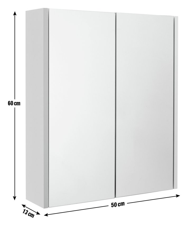 Argos Home 2 Door Mirrored Bathroom Cabinet Review