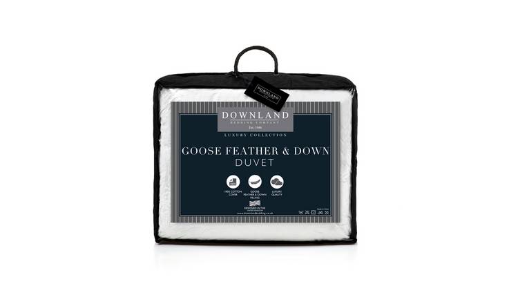 Buy Downland 15 Tog Goose Feather And Down Duvet Single