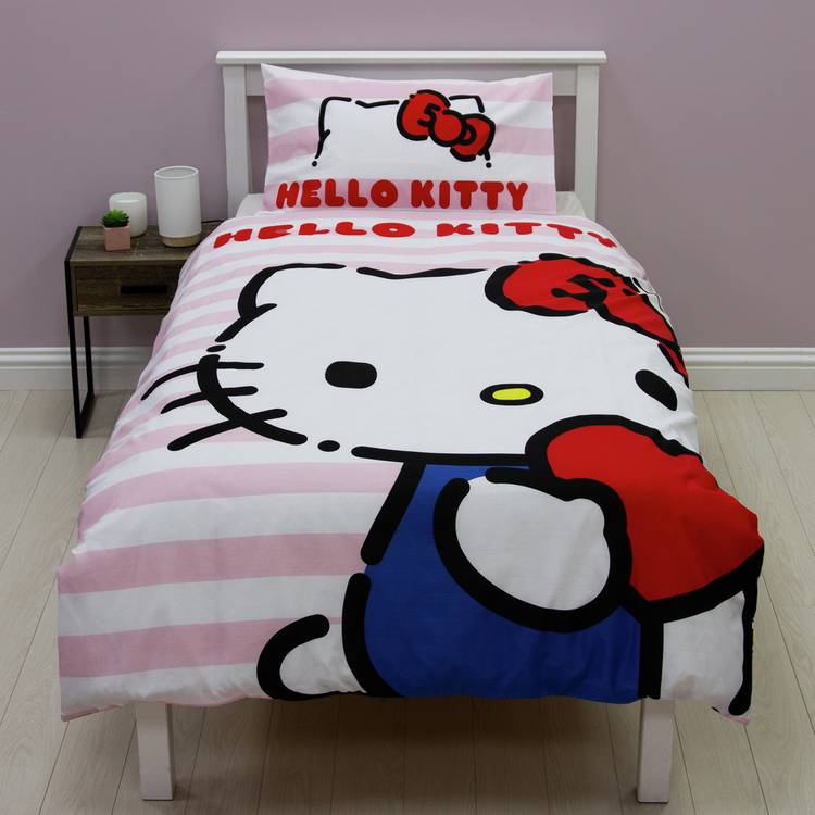Hello Kitty Pink Kids Bedding Set - Single 0