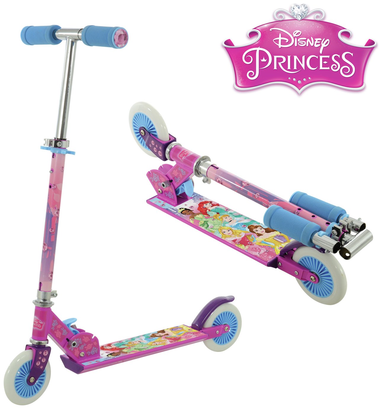 Disney Princess Inline Folding Scooter