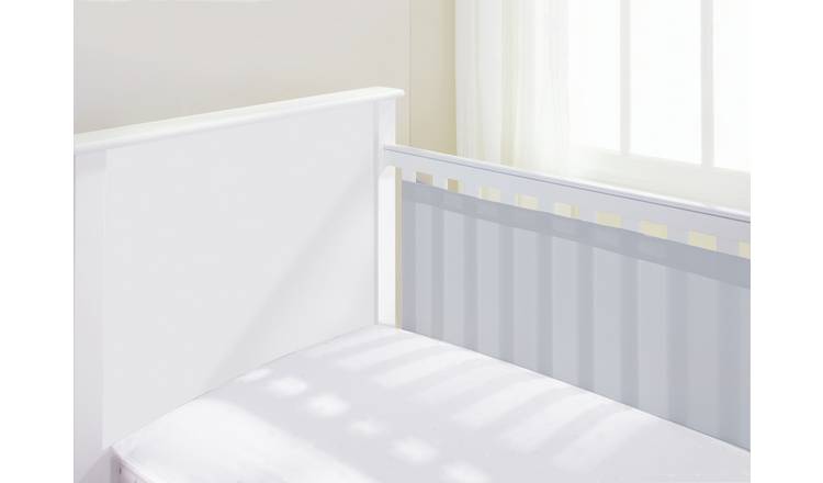 Buy BreathableBaby 2 Sided Airflow Cot Liner Grey Cot and bed bumpers Argos