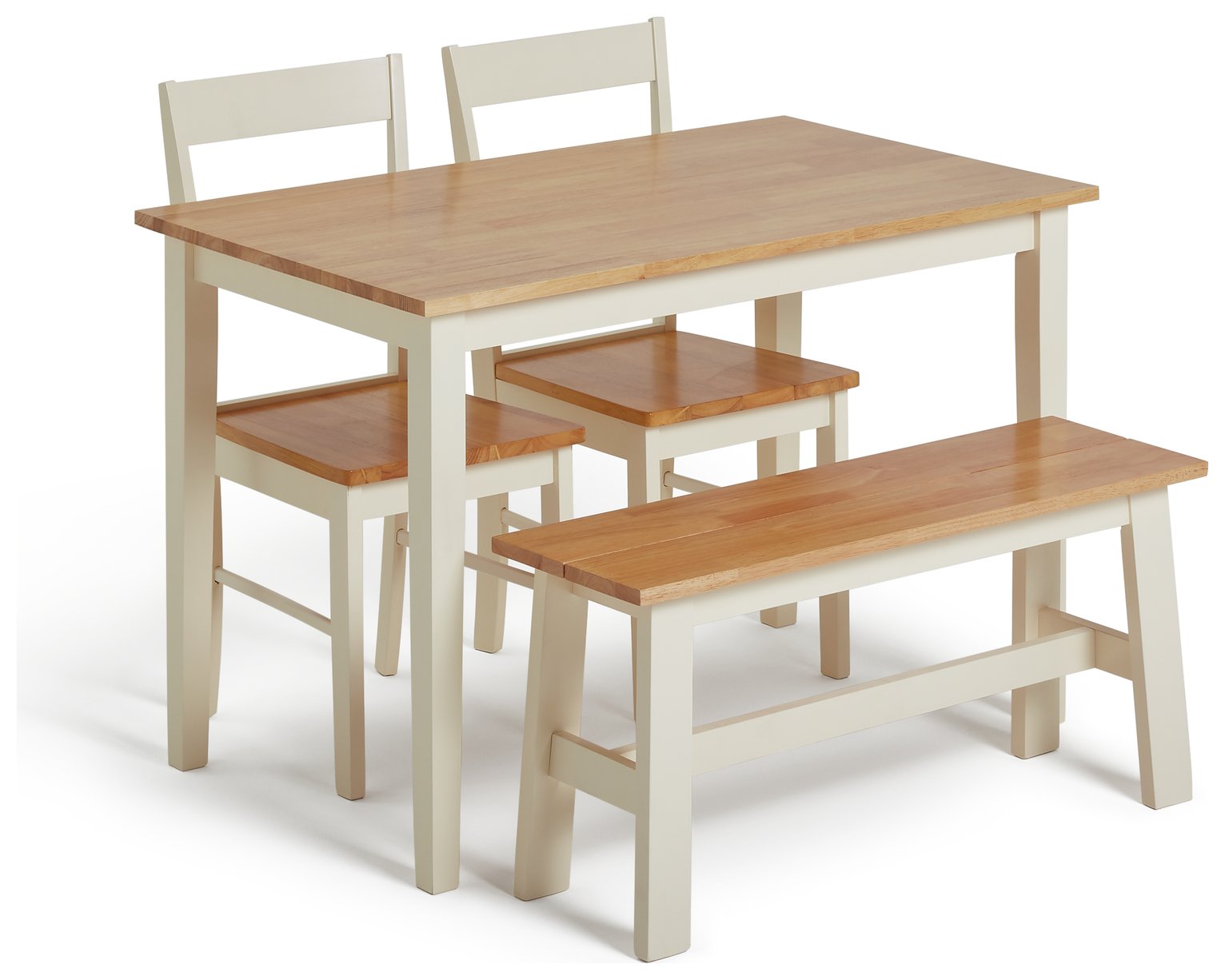 Argos Home Chicago Solid Wood Table, Bench & 2 Chairs Reviews