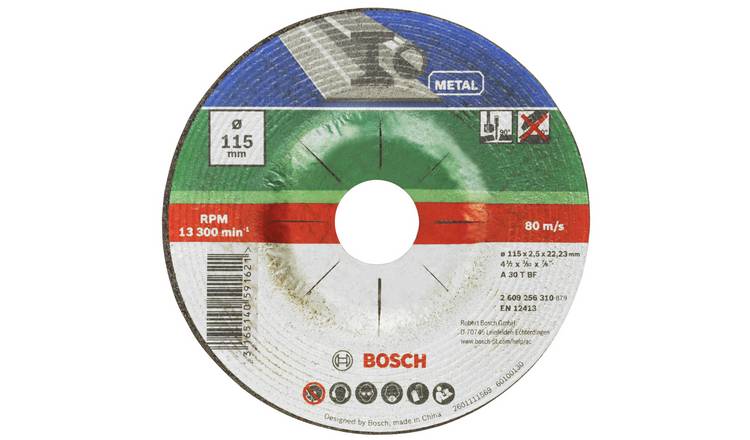Bosch 5 Piece 115mm Metal Cutting Discs