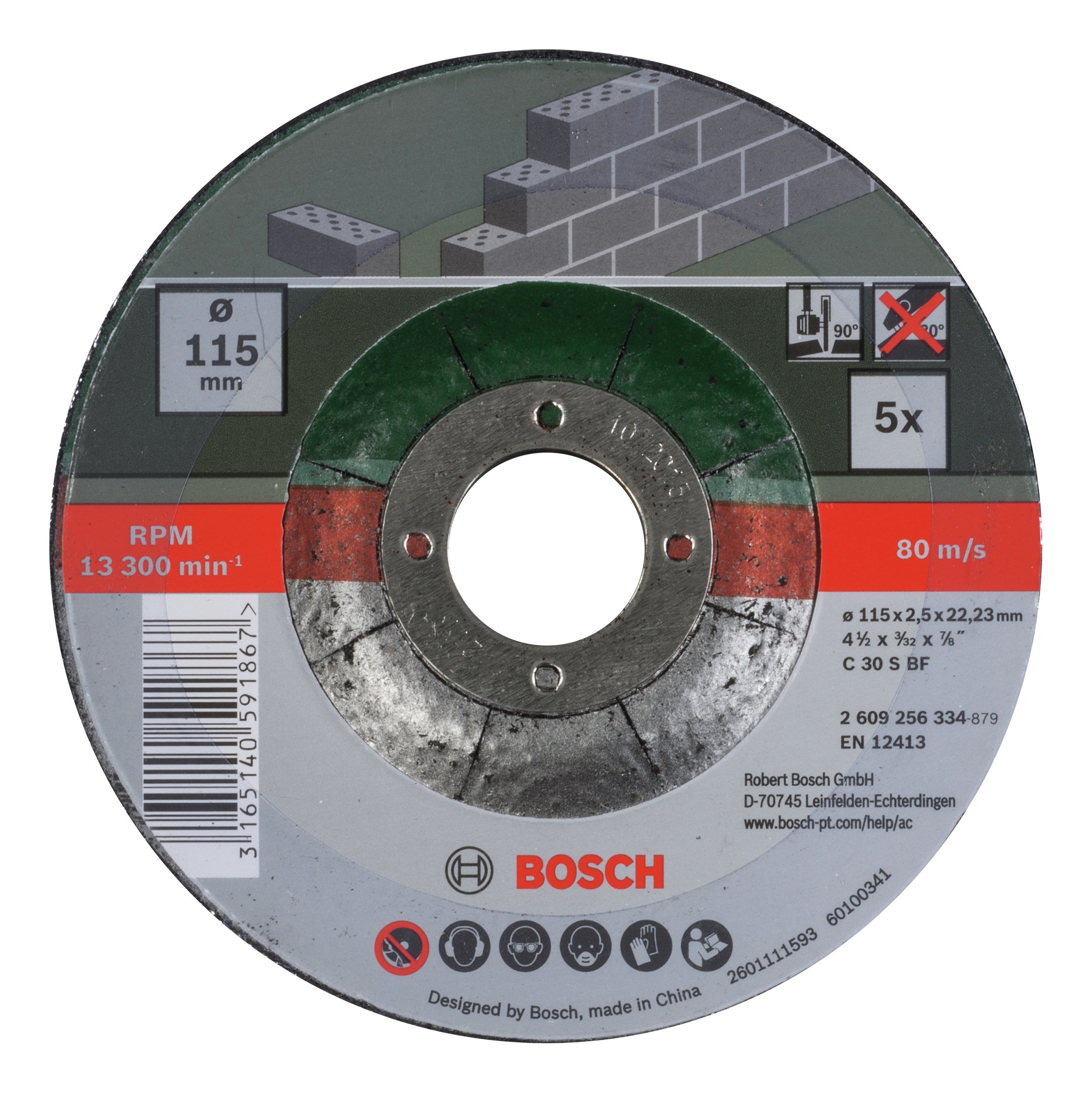 Bosch 5 Piece 115mm Stone Cutting Discs Review