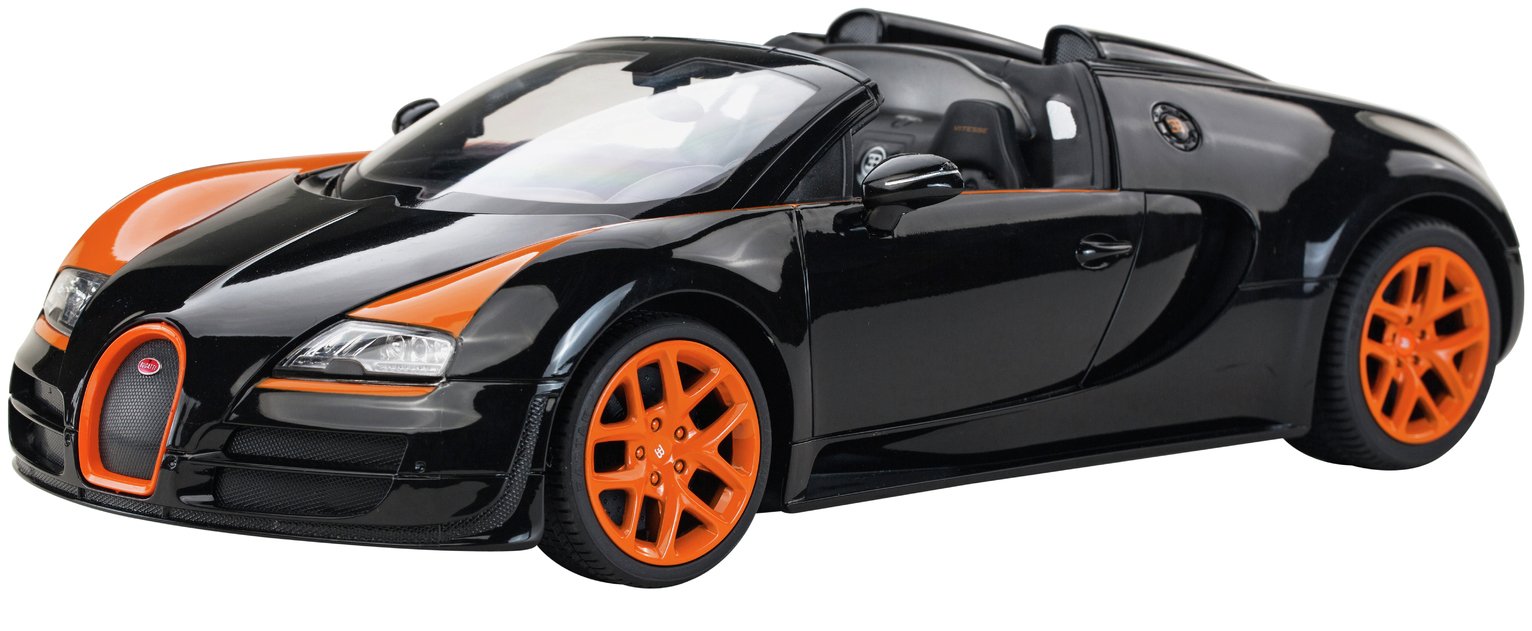 Rastar RC Bugatti Black 1:14
