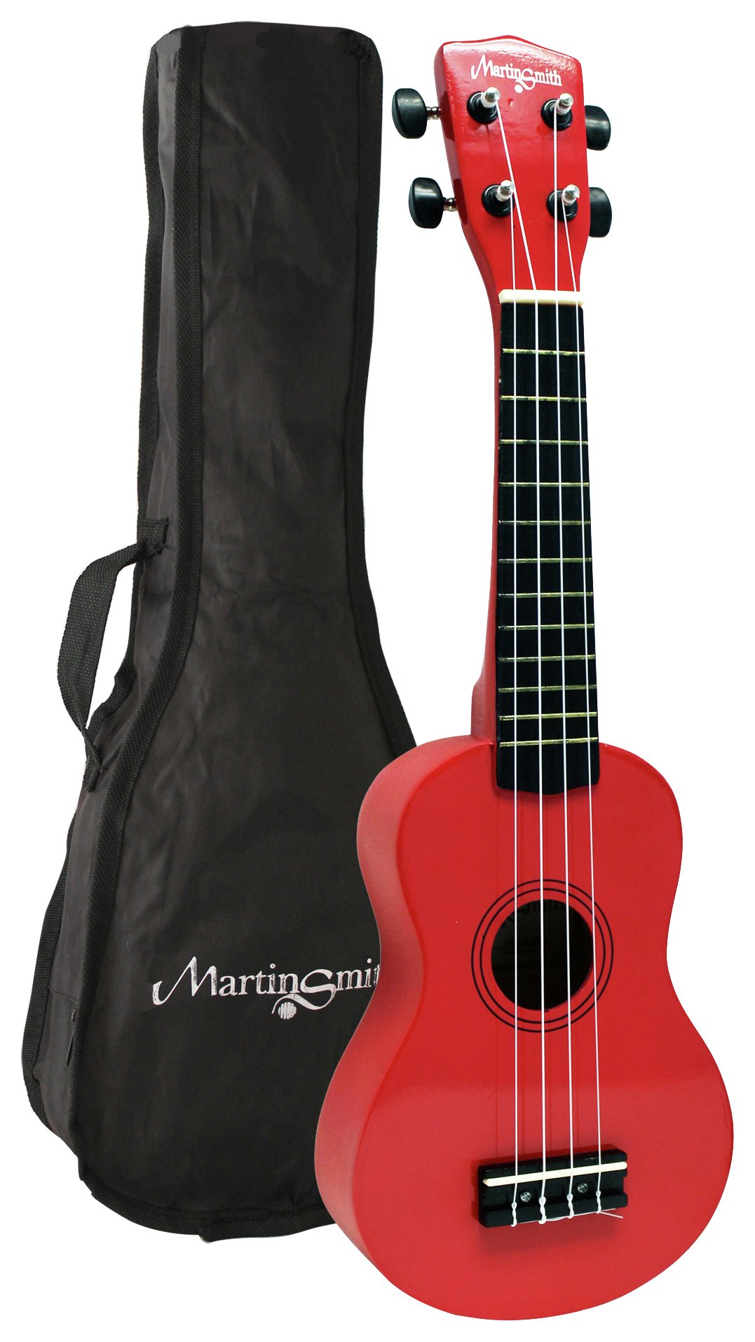 Martin Smith Soprano Size Ukulele - Red