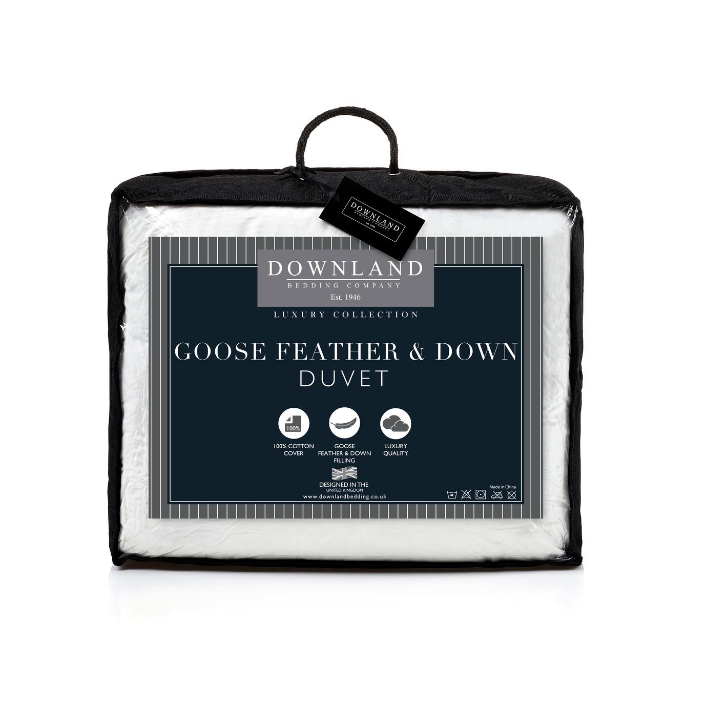 Downland 15 Tog Goose Feather and Down Duvet - Double