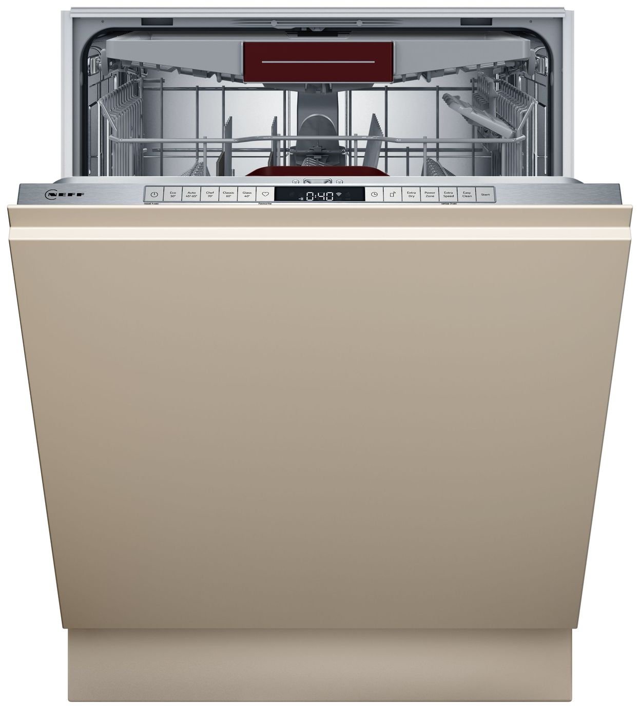Neff S155HVX00G Full Size Integrated Dishwasher - S/Steel