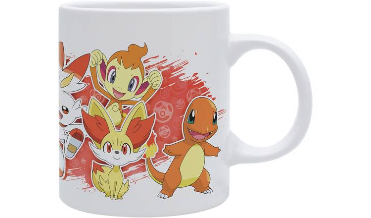 Pokémon Fire Starters White Mug