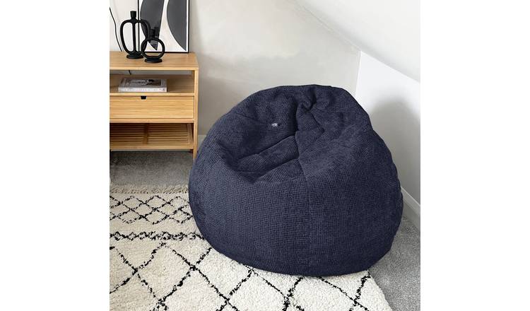 Rucomfy Waffle Slouchbag Beanbag - Navy