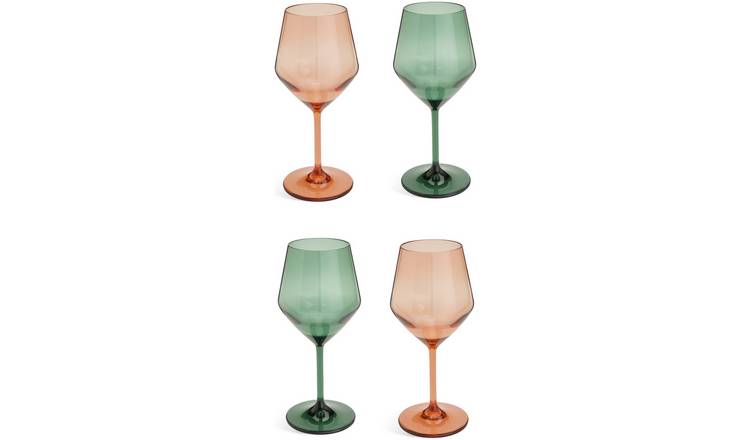 Habitat Luxe Acrylic Wine Glass - Pack of 4