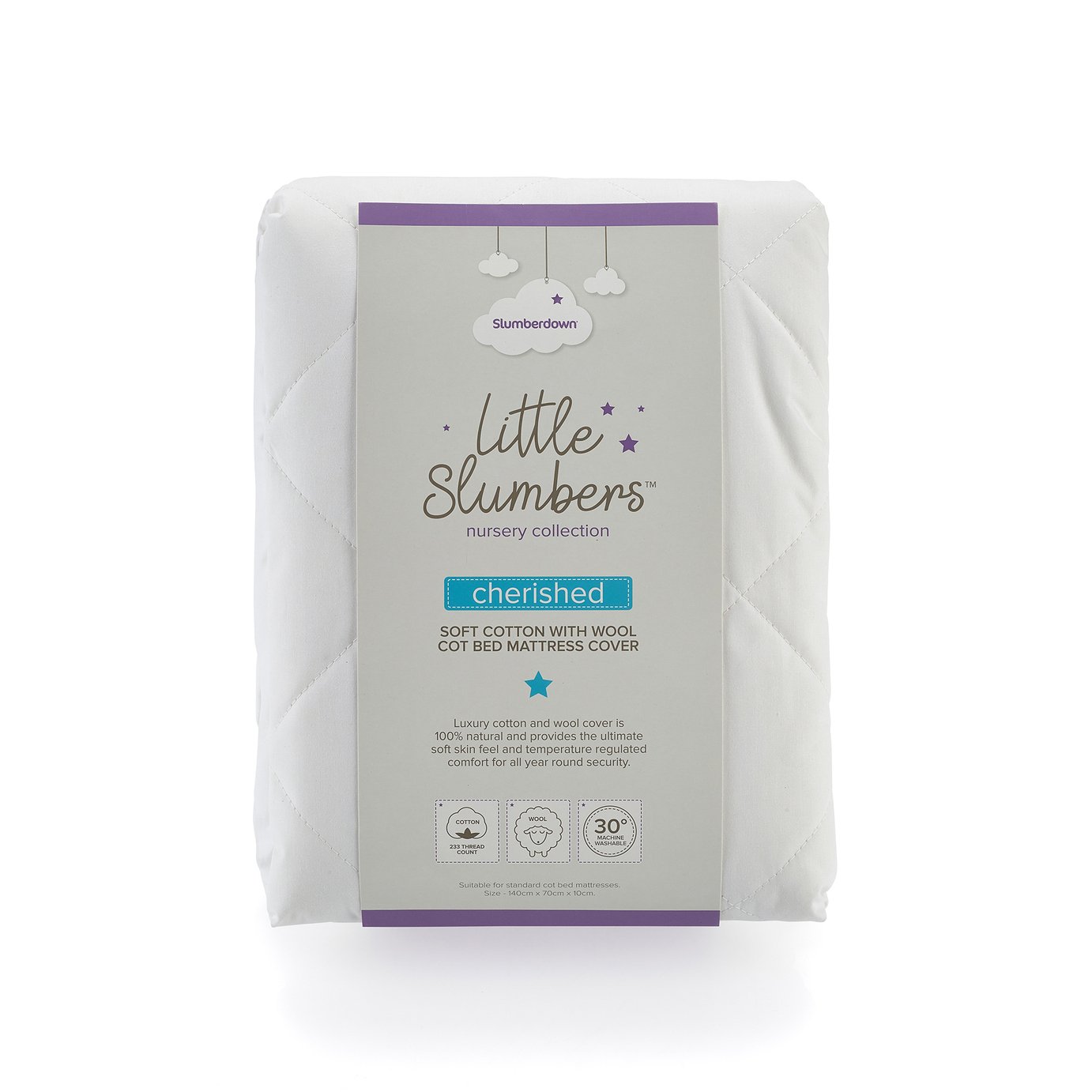 Slumberdown Cherished Cotton & Wool Cot Bed Mattress Cover Review