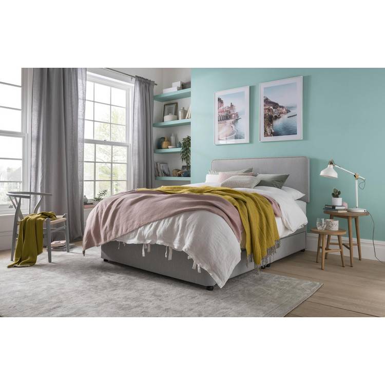 Silentnight Milan Studded Single Headboard - Grey 0