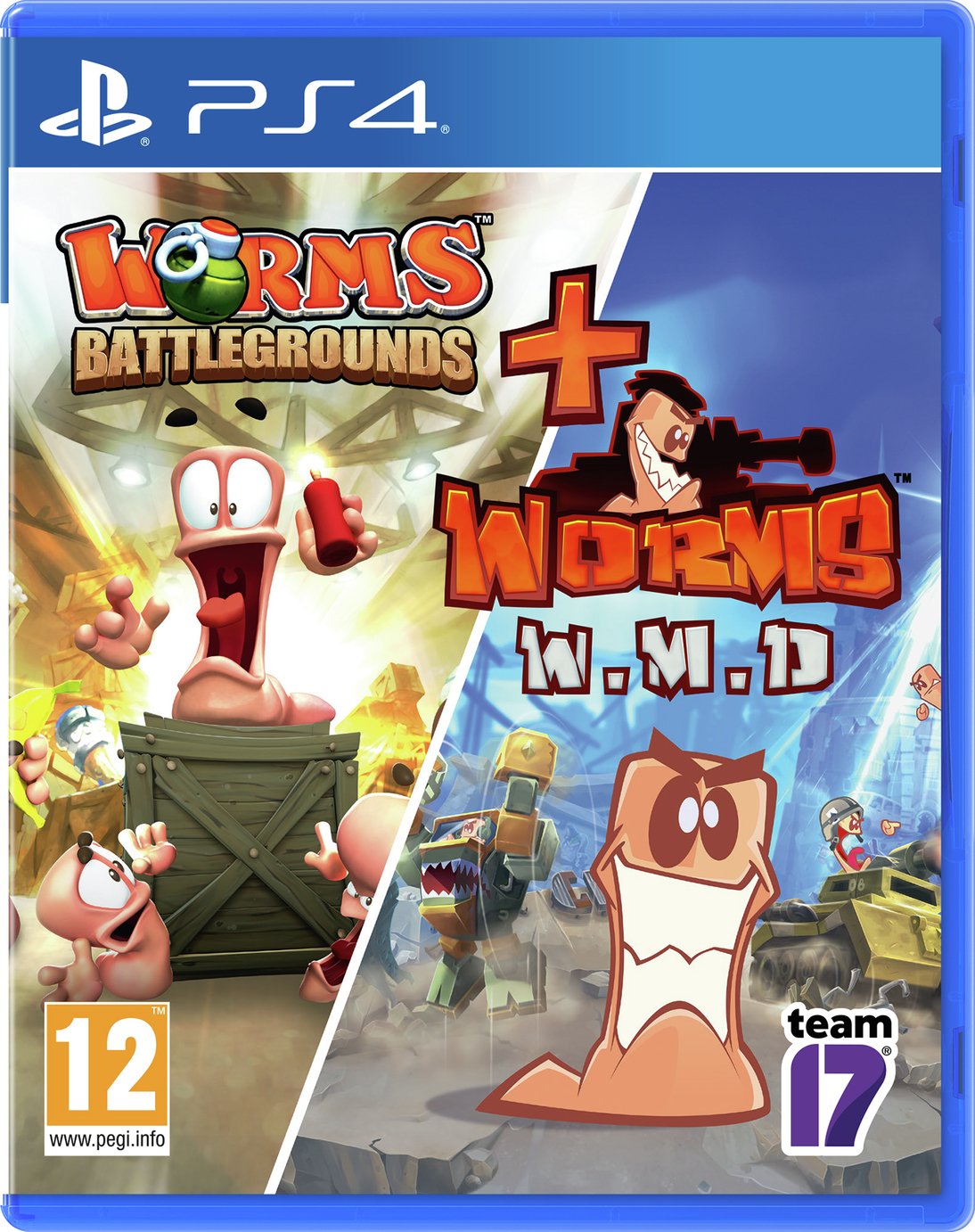 Worms Battleground & Worms W.M.D. PS4 Game Double Pack Review