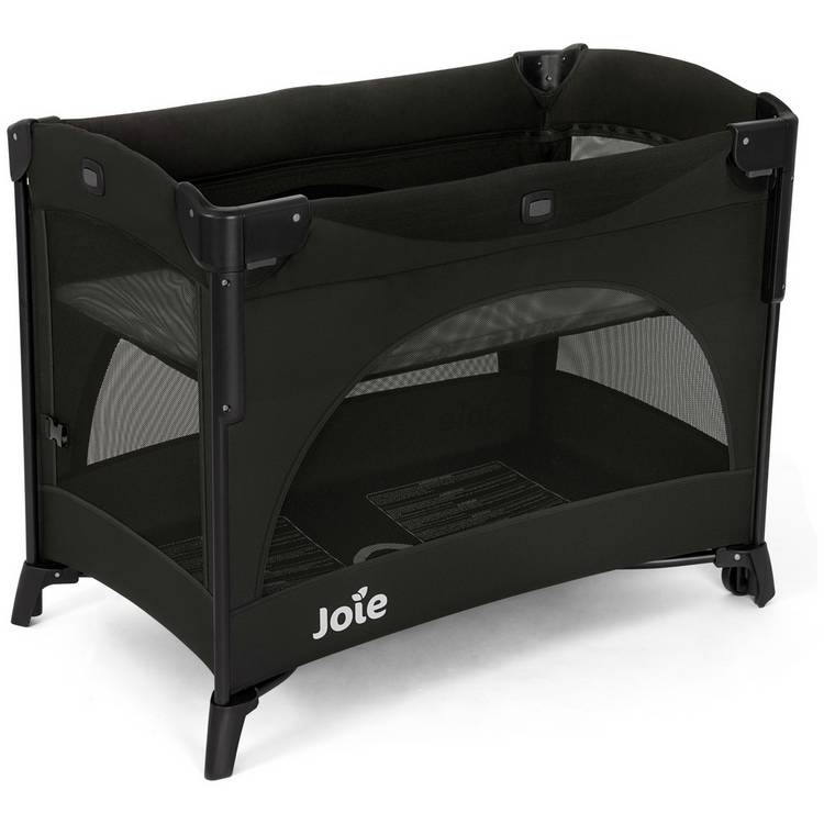 Joie Kubbie Sleep Bedside Crib & Travel Cot - Shale 0
