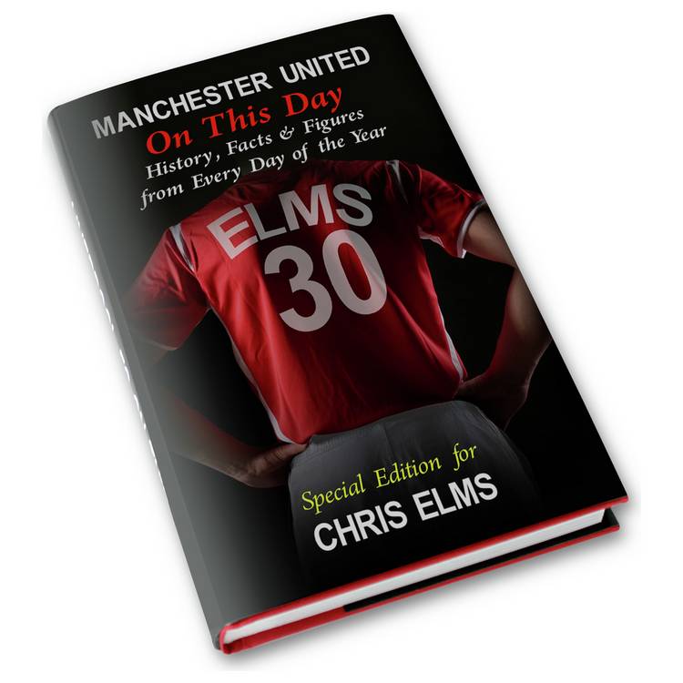 Personalised Message Manchester United Book 0