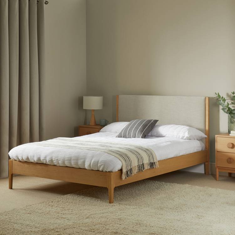 Habitat Loxley Kingsize Wooden Bed Frame - Oak 0