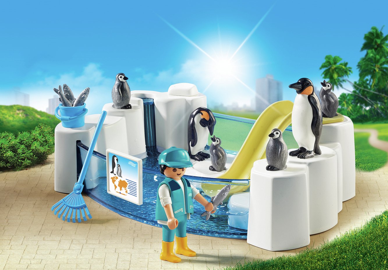 playmobil penguin aquarium