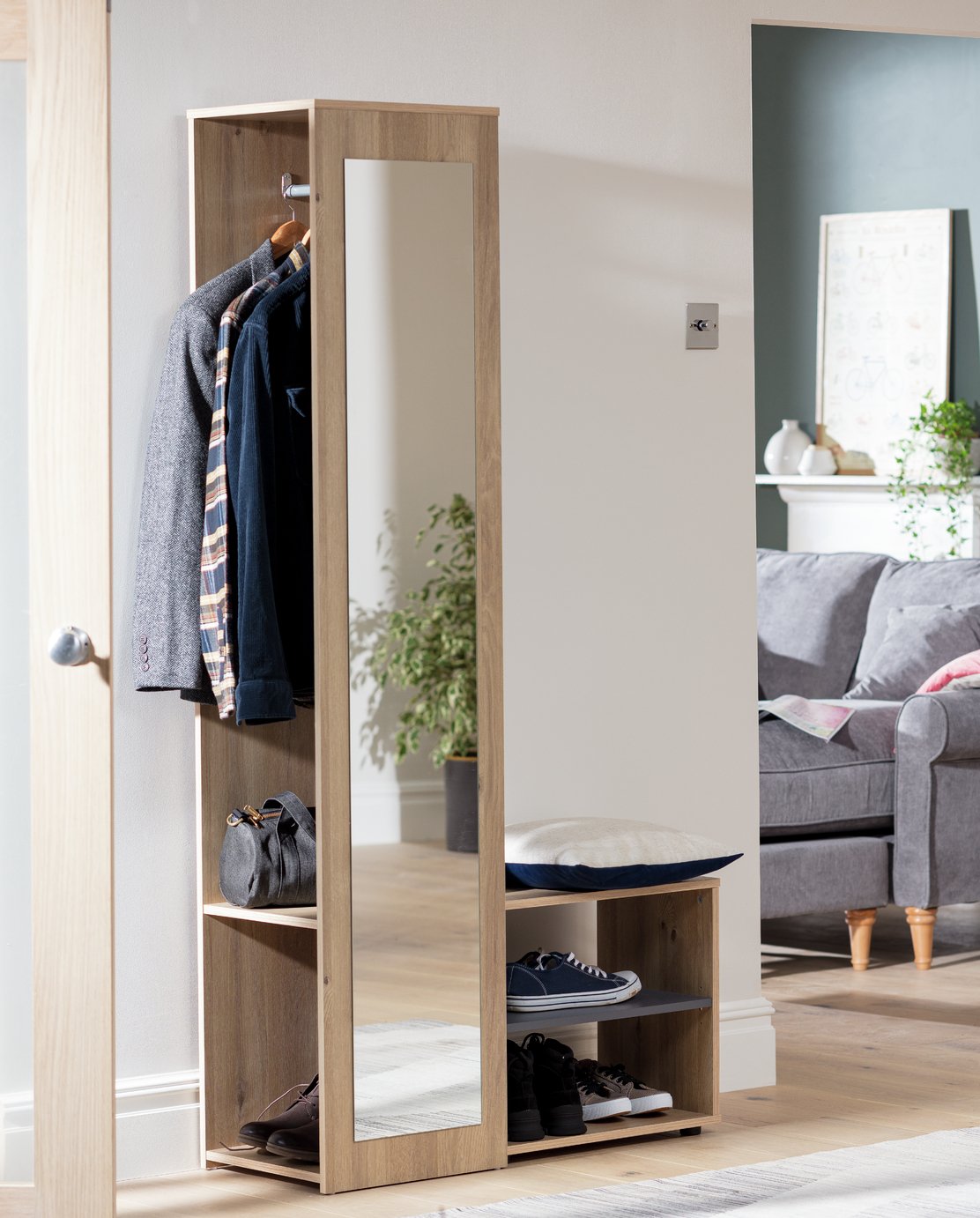 Argos Home Hallway All in One Mirror Unit Reviews Updated May 2024