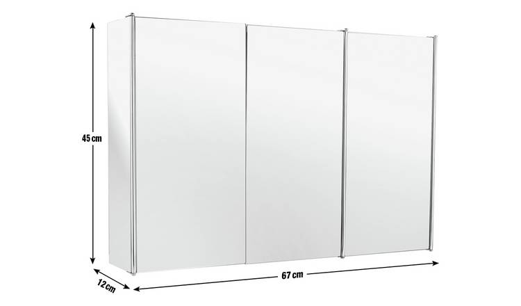 Argos bathroom store wall cabinets