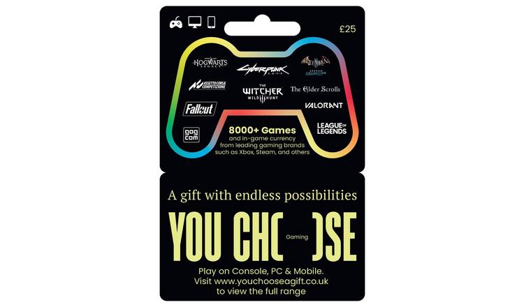 You Choose Gaming 25 GBP Gift Card