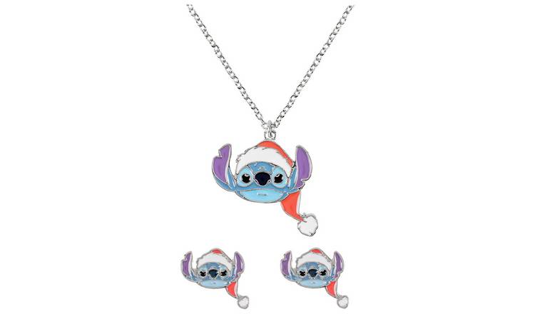 Disney Lilo and Stitch Necklace and Earring Set