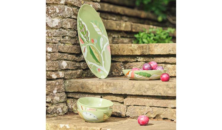 Habitat x Sanderson & National Trust Berries Pasta Bowls 4pk