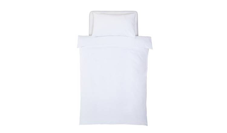 Silentnight Supersoft Plain White Bedding Set - Single