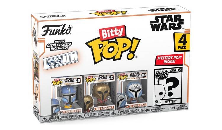 Funko Bitty POP Heavy Mandalorian Figure-Pack of 4