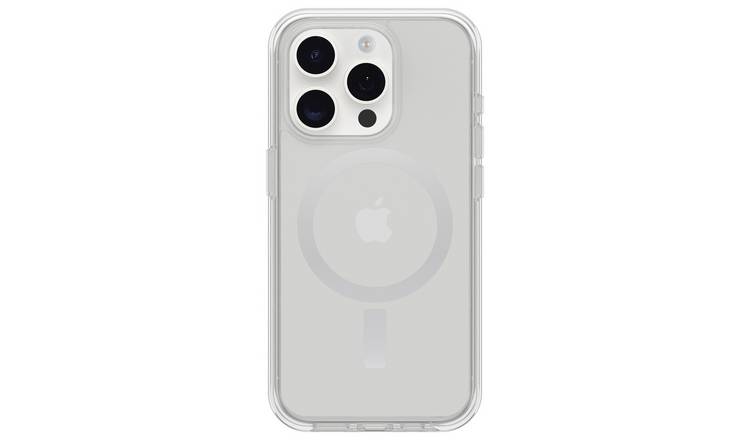 OtterBox Symmetry iPhone 15 Pro Phone Case MagSafe - Clear