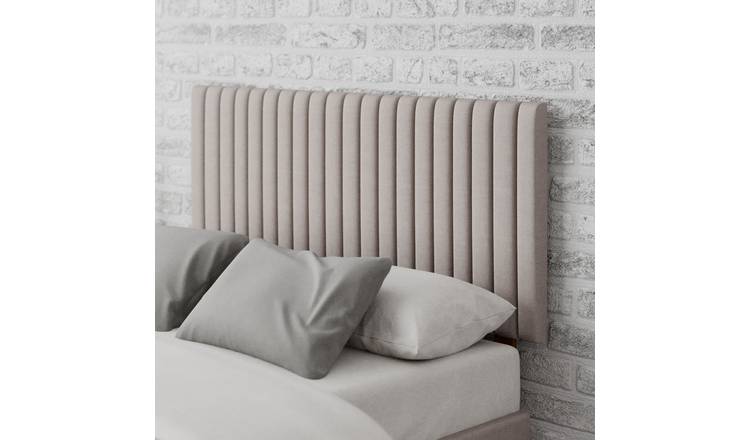 Aspire Grant Linen Double Headboard - Off White